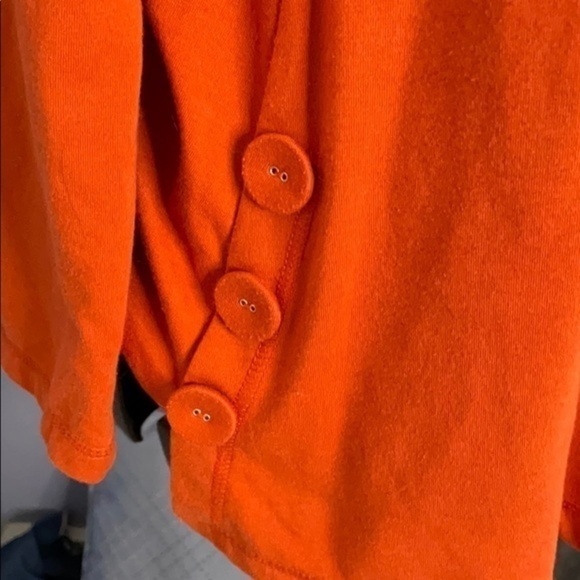 Noelle top orange high low s/m top - Picture 2 of 6
